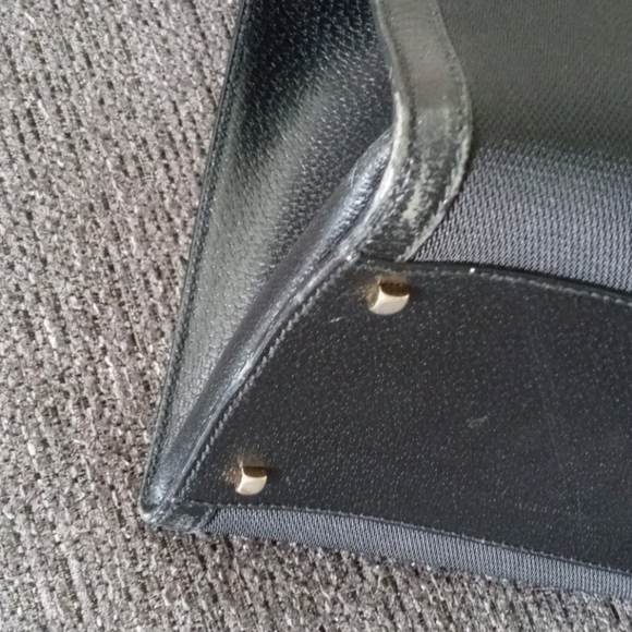 🖤VTG Ferragamo🖤 - BW-21 1850 Top Handle Nylon/Leather Bag - Picture 7 of 16